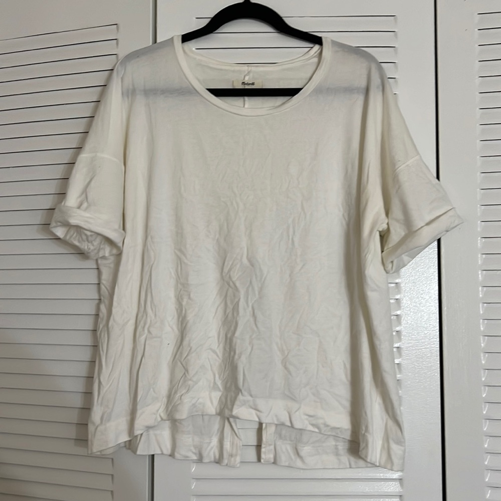 Slit back shirt
